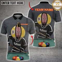 Maxcorners Billiard Personalized Name, Team Name Unisex Shirt For Linda