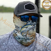 Maxcorners Fishing Camouflage Map 3D Neck Gaiter (12 Fish Species)