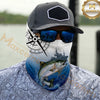 Maxcorners Ocean Fishing Anchor 3D Neck Gaiter (6 Fish Species)