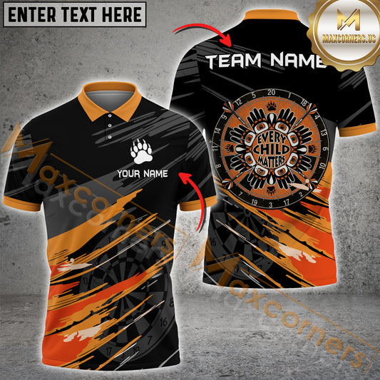 Maxcorners Darts Blazing Lion Multicolor Options Personalized Name, Team Name 3D Shirt For Paula