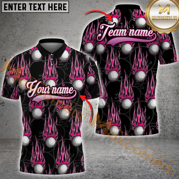 Maxcorners Golf Precision Heat Multicolor Options Personalized Name, Team Name 3D Shirt