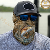 Maxcorners Fishing Camouflage Dynamic Water Splash 3D Neck Gaiter (13 Fish Species)