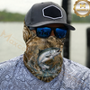 Maxcorners Fishing Camouflage Dynamic Water Splash 3D Neck Gaiter (13 Fish Species)