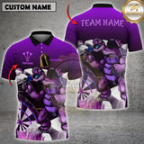 Maxcorners Turtle Chill Darts Multicolor Customized Name, Team Name 3D Shirts