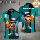 Maxcorners Golf Cool Ball Beer Multicolor Customized Name, Team Name 3D Shirts