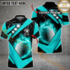 Maxcorners Golf Ball Fire Multicolor Options Personalized Name, Team Name 3D Shirt