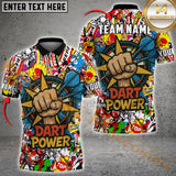 Maxcorners Darts Power Personalized Name 3D Unisex Shirt