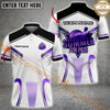 Maxcorners Golden Bowling Fun Pass Bowling Jersey Personalized Name 3D Unisex Shirt