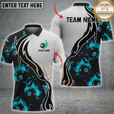 Maxcorners Billiard Inferno 8-Ball Multicolor Options Personalized Name, Team Name 3D Shirt