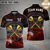 Maxcorners Darts Thunder Seawave Multicolor Options Personalized Name, Team Name 3D Shirt