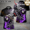 Maxcorners Ball 8 Wolf Billiard Jersey Multicolor Options Personalized Name, Team Name 3D Polo Shirt