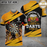 Maxcorners Darts Beer Personalized Name, Team Name 3D Shirt