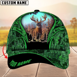 Maxcorners Iqroid Deer Hunting Multicolor Option Personalized Name 3D Cap