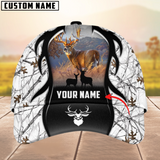 Maxcorners Deer Hunting Camouflage Pattern Multicolor Personalized Name 3D Cap