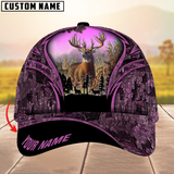 Maxcorners Iqroid Deer Hunting Multicolor Option Personalized Name 3D Cap