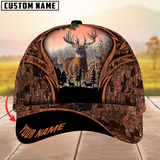 Maxcorners Iqroid Deer Hunting Multicolor Option Personalized Name 3D Cap