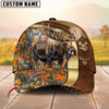 Maxcorners Premium Hunting Orange Camouflage 3D Full Print Cap Best Gift For Hunter (Deer/Moose/Boar/Turkey/Elk/Duck)