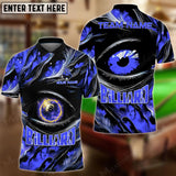 Maxcorners Billiard Ball 8 Fire Eyes Multicolor Option Customized Name 3D Shirt