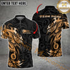 Maxcorners Billiard 8-Ball Pool With Tribal Style Multicolor Customized Name, Team Name 3D Shirts