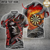 Maxcorners Darts Fire Skull Dartboard Multicolor Customized Name, Team Name 3D Shirts