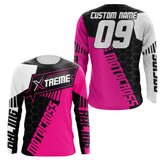Extreme Motocross Jersey Personalized UPF30+ Racing Shirt Dirt Bike Off-road Biker Motorcycle