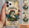 Maxcorners Fishing Phone Case Beer And Fishing Theme Custom Name Phone Case