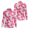 Maxcorners Funny Pink Frosted Cookie Adult Golf Shirt, Women’s Golf Tops, Golf Polo For Women LM1507