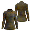 Maxcorners Golf Hub Repeat Logo Golf Top, Funny Golf Community Design, Golf Shirts For Women LM1507