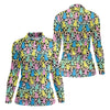 Maxcorners Pastel Easter Bunny Leopard Print Polo Shirt, Women’s Golf Apparel, Hawaiian Golf Shirt, Printed Golf Shirt LM1507