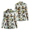 Maxcorners Raccoon Beach Vacation Hawaiian Shirt, Hawaiian Shirt For Women, Tropical Button Up Shirt LM1507