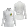 Maxcorners White Tropical Parrot Happy Retirement Golf Polo Shirt, Women's Golf Polo, Performance Golf Shirt LM1507