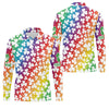 Maxcorners Rainbow Shamrock St Patrick's Day Golf Shirt, Golf Tops For Men, Polo Shirts For Men, Golf Shirts For Men