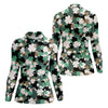 Maxcorners Irish Camo St. Patrick’s Day Shamrock Golf Shirt, Women's Golf Tops, Ladies Golf Polos
