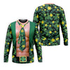 Maxcorners Funny St Patrick's Day Shamrock Golf Shirt, Golf Tops For Men, Polo Shirts For Men, Golf Shirts For Men