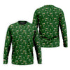 Maxcorners St Patrick's Day Leprechaun Character Golf And Beer Green Golf Shirt, Fun Golf Shirts For Men, Polo For Men