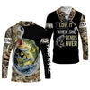 Maxcorners Love It When The Line Bends, Fishing UPF Shirts, Funny Fishing Shirt