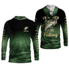 Maxcorners I'd Rather Be Fishing - Personalized Bass Fishing Shirt, Fishing UPF Shirts, Funny Fishing Shirt