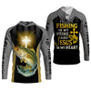 Maxcorners I’ve Got Fishing In My Veins And Jesus In My Heart, Bass Fishing Shirts, SPF Long Sleeve Shirts, Fishing Shirts For Men