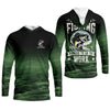 Maxcorners Custom Born To Go Fishing Long Sleeve Shirt, Funny Fisherman Gift for Men, Fishing UPF Shirts