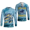Maxcorners Work Like A Captain Play Like A Pirate Fishing UPF Shirts, Funny Fishing Shirt, Fishing Shirt For Men