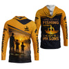 Maxcorners I Asked God For A Fishing Partner He Sent Me My Sons Personalized Fishing UPF Shirt, Christian Fishing Shirt, Gift For Dad