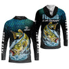 Maxcorners Fishing Is My Therapy Bass Fishing UPF Shirt – Personalized Fishing Shirt for Men