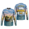 Maxcorners Drunk Frog Fishing with Beer, Funny Personalized Fishing Shirt