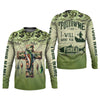 Maxcorners I Will Make You Fishers Of Men Camouflage Fishing Shirts, Fishing UPF Shirts, Christian Fishing Shirts For Men