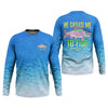 Maxcorners He Called Me To Fish Christian Fishing Shirt, Fishing UPF Shirts, Fisherman Gift For Men