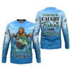 Maxcorners I’d Rather Be Caught Fishing Than Working Fishing UPF Shirts, Bigfoot Fishing Shirt, Funny Fishing Shirt