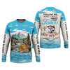 Maxcorners Follow Me And I Will Make You Fishers, Custom Name Fishing Shirt, Fishing UPF Shirts, Funny Fishing Shirt