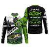 Maxcorners Personalized Bass Fishing Shirt, If I'm Not Fishing I'm Thinking About It Shirt, Fishing UPF Shirts