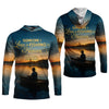 Maxcorners Someone I Love Is Fishing In Heaven Fishing Memorial SPF Shirt For Men, Gift For Fisherman, Men's Fishing Shirt