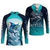 Maxcorners Life Is Good Fishing Makes It Better Performance Fishing Shirts, Swordfish Fishing SPF Shirt For Men